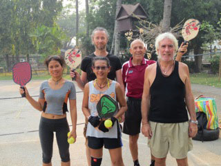 Pickle ball in Chiang Mai.